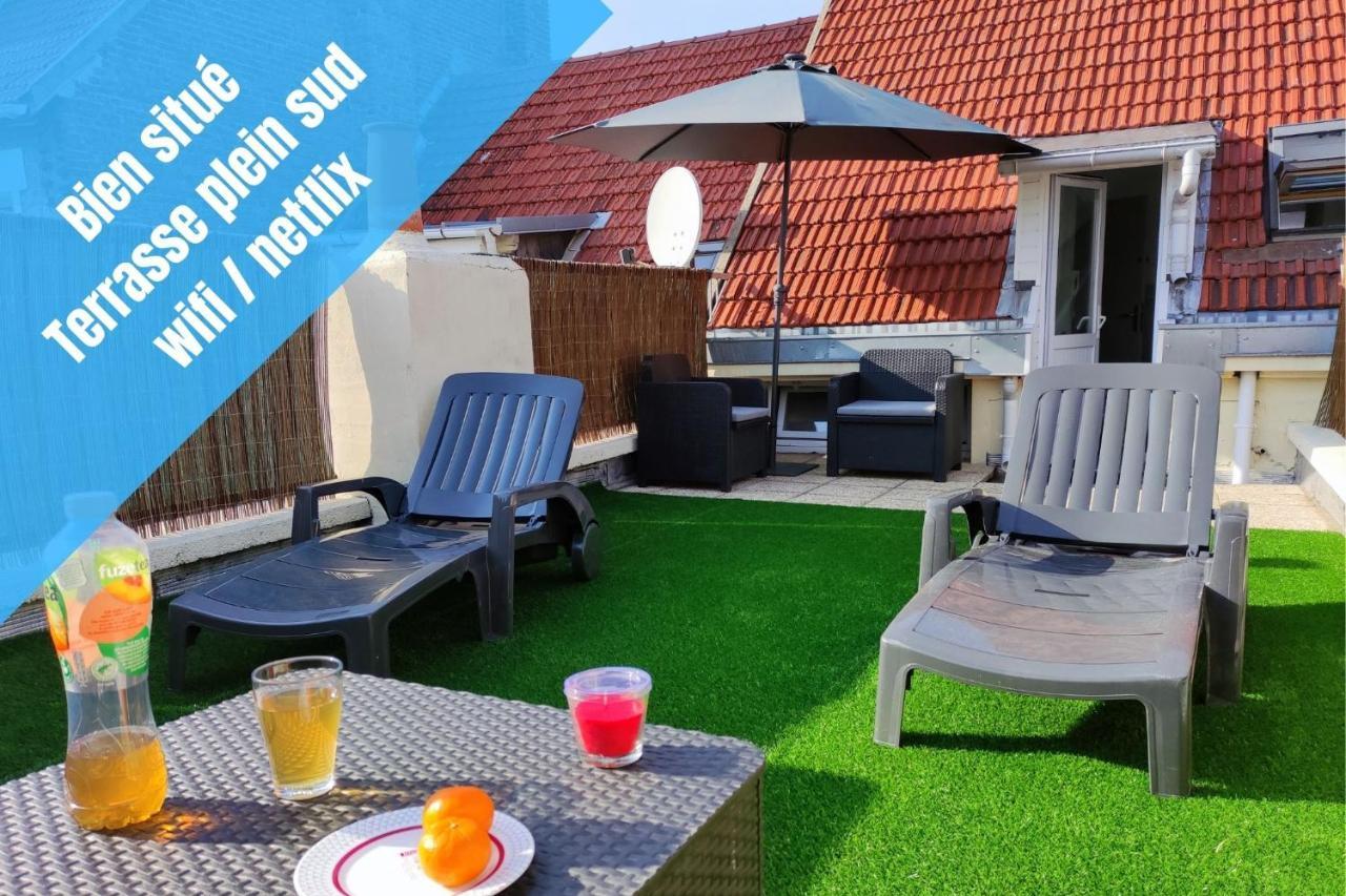 Joli Petit T2 Terrasse Proche Du Phare Daire Calais Dış mekan fotoğraf